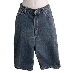 Vintage Faded Glory 90s Women's Denim Wide Leg Jean Shorts, 31" Waist‎